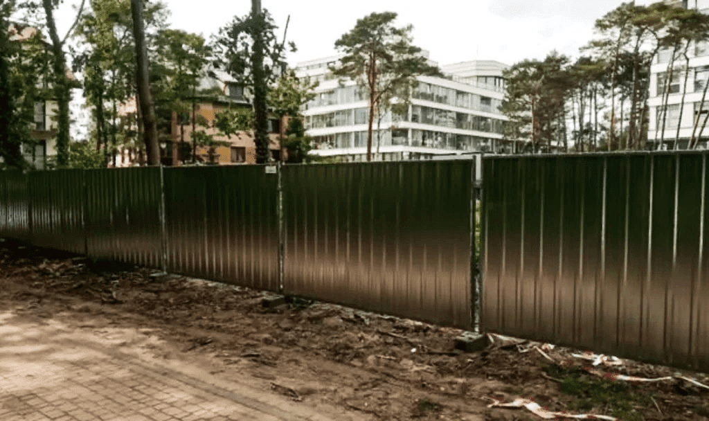 ogrodzenie budowlane